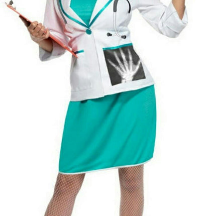 Smiffy's Women's Sexy Private Doctor Adult Costume Size Medium 10-12