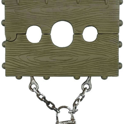 Extra Large Stock and Chain Execution Slave Haunted House Prop