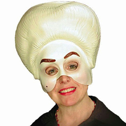 Marquise Renaissance Semi Rigid Plastic Halloween Female Face Mask for Her