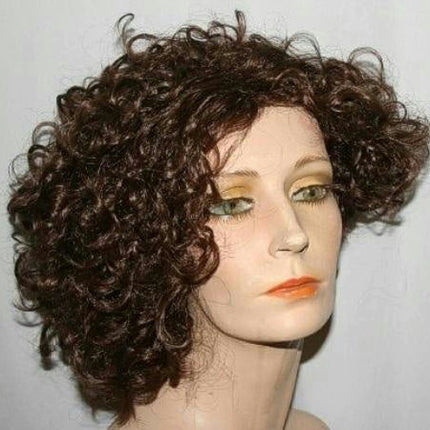 Glamour Shot Girl Harlow 1930's Curly Brown Wig