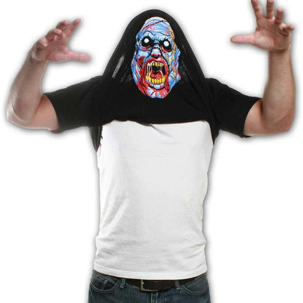 I've Got a Surprise Just For U Flip Up T-Shirt Zombie Funny Scary Costume XX-LG