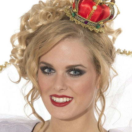 Mini Queen Crown Hat Costume Accessory