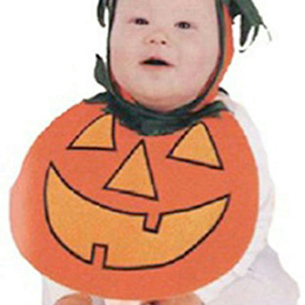 Baby Pumpkin Pie Patch Bonnet and Bib Costume 0-9 months