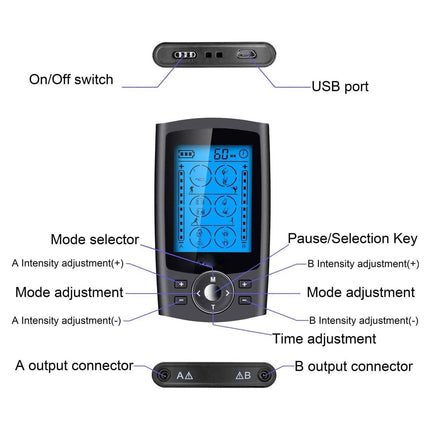 24 Modes Muscle Stimulator for Pain Relief Therapy