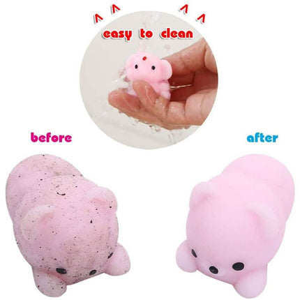24-Pack: Kids Mochi Squishy Toy with Storage