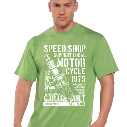 Spark Plug Spun Bamboo® Men's Bamboo Viscose/Organic Cotton Short Sleeve Graphic T-Shirt