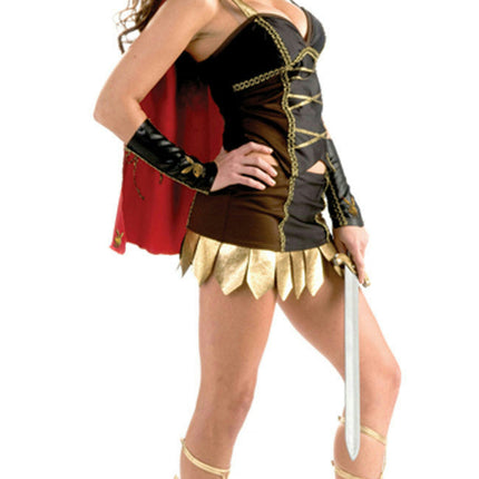 Delicious Women's Sexy Playboy Roman Warrior Bunny Costume S/M