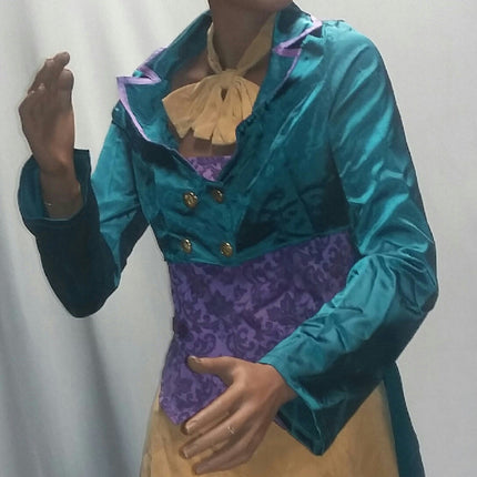 Women's Deluxe Tea Party Hostess Mad Hatter Female Adult Sexy Costume Medium