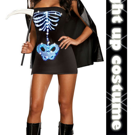 Maya Remains Sexy Skeleton Adult Costume X-Large