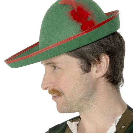 Green Robin Hood Peter Pan Elf Adult Hat