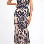 Nude / Navy / XS