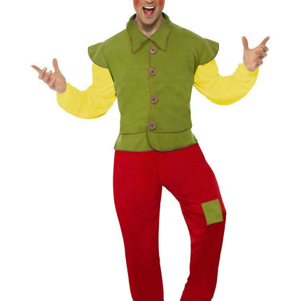 Smiffy's Cool Yule Christmas Elf Mens Costume Adult Size Medium