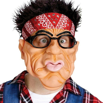 Fun World Weird Bandana Glasses Costume Funny Adult Mens Cool Man Redneck Mask