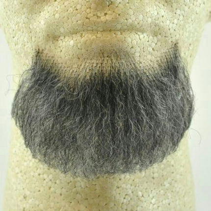 Dark Gray Human Hair Goatee Chin Beard Costume Beard 2022