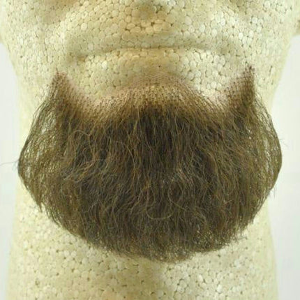 Medium Brown Human Hair Goatee Chin Beard Costume Beard 2022