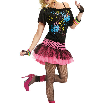 80s Pop Party Women's Costume Size S/M 2-8