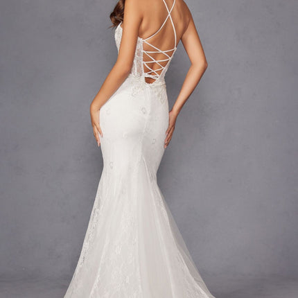 Juliet JT2481UW Embellished Lace Mermaid Bridal Dress