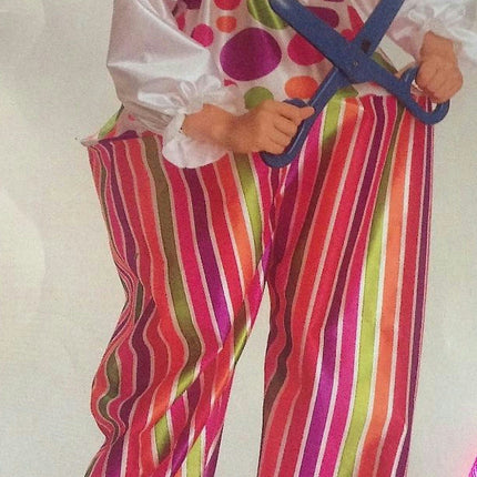 Rubie's Snazzy Hoop Clown Child Costume Size Small 4-6