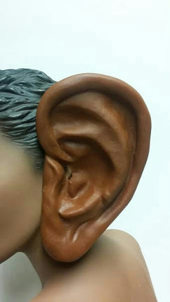 8" Super Jumbo Really Big African Brown Black Soft Vinyl Ears Costume Accessory