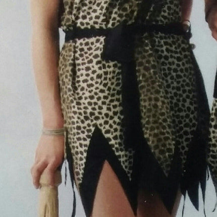 Funny Fashion Cave Woman Lady Adult Costume Size Large