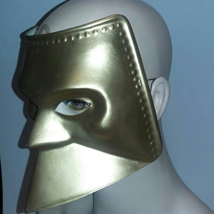 Cesar Gold Galaxy Half Plastic Costume Mask