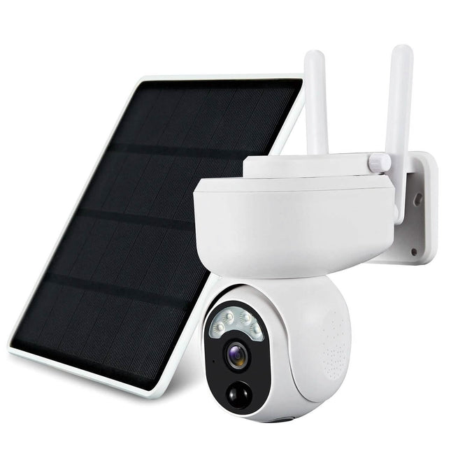 2.4G Wifi Solar Wireless 1080P Surveillance Camera with Flood Light Night Vision