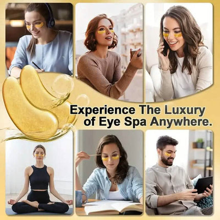 25-Pairs: 24K Gold Eye Mask