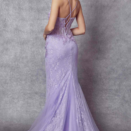 Juliet 250 Embellished Lace Mermaid Dress