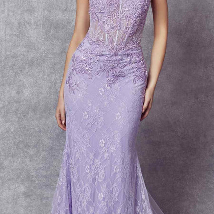 Juliet 250 Embellished Lace Mermaid Dress