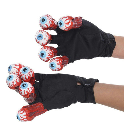 Rubie's Costume Beetlejuice Adult Gloves with Eyeballs Fingers