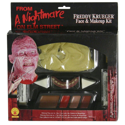 A Nightmare On Elm Street Freddy Krueger Face and Makeup Kit