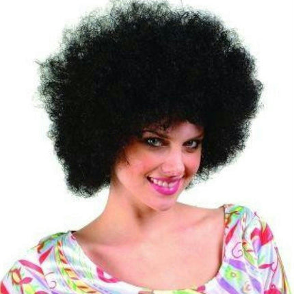 Small Black Curly Bushy Afro Clown Wig