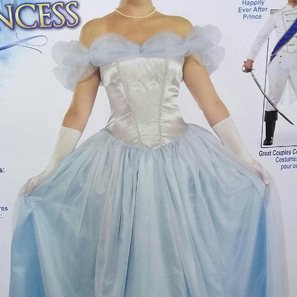 Forum Women's Happily Ever After Princess Blue Cinderella Costume Dress