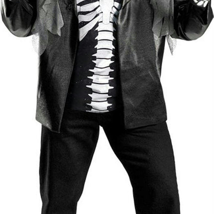 Cryptic Rocker Plus Size Adult Costume Skull Slash XXL 50-52