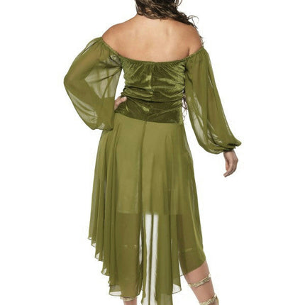 Tales of Old England Fair Maiden Sexy Dress and Flower Halo Costume Small 6-8