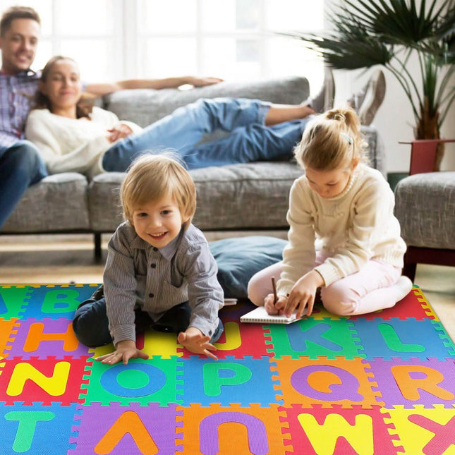 26-Piece: Kids Alphabet Play Mat For Infants Baby Toddlers