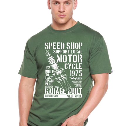 Spark Plug Spun Bamboo® Men's Bamboo Viscose/Organic Cotton Short Sleeve Graphic T-Shirt