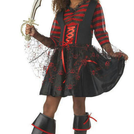 Girls California Costumes Cap'n Cutie Pirate Captain Child Costume Medium 8-10