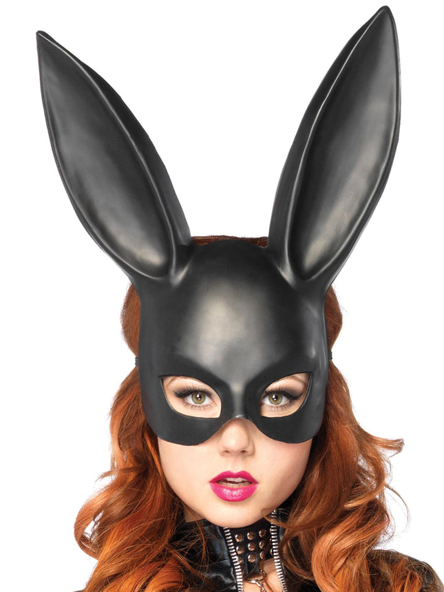 Masquerade Rabbit Mask - Black - O/S