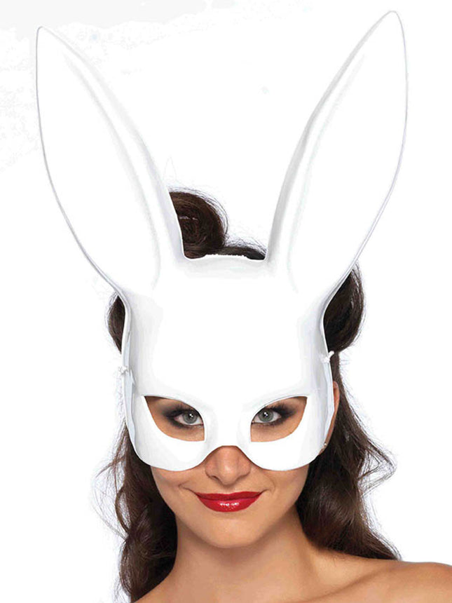 Masquerade Rabbit Mask - White - O/S