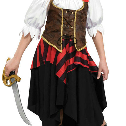 Forum Novelties Buccaneer Sweetie Girls Pirate Child Costume Size Small 4-6