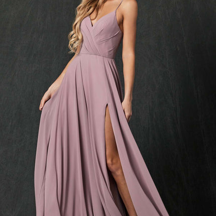 Juliet 263 Spaghetti Strap Long Formal Dress