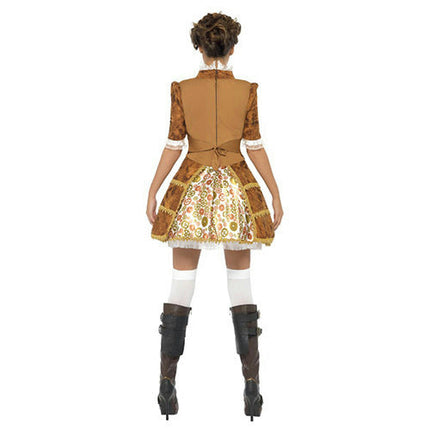 Smiffy's Women's Fever Sexy Steampunk Pirate Adult Costume Size Medium 10-12