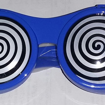 Blue X-Ray Hypnotizing Sunglasses with Swirl Lens