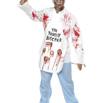 Men's Deadly Chef Family Bloody Butcher Adult Costume