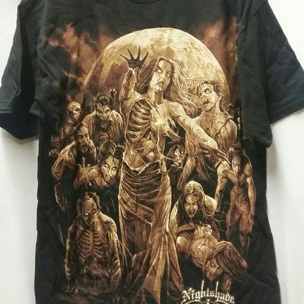 Nightshade Black Series Beautiful Horror The Final Seconds T-Shirt Sz Medium