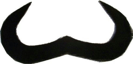 Black Swami Mustache Self Adhering Facial Hair Disguise
