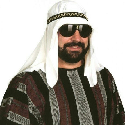 Adult Mens Sheik Rag Hat Headpiece Costume Accessory
