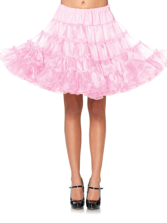 Deluxe Crinoline Petticoat - Pink - O/S