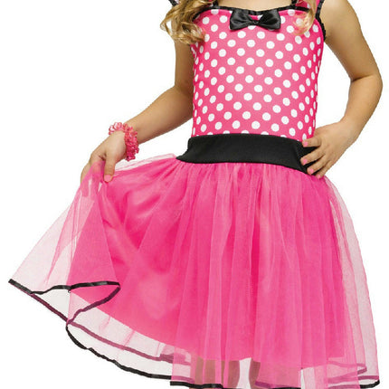 Fun World Costumes Baby Girl's Missy Mouse Toddler Costume Size Large 3T-4T